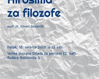 Gostujuće predavanje „Hirošima za filozofe“